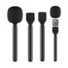 Handheld Wireless Microphone Adapter Holder For Interview With Silent Foam For Rode Wireless Go Ii For Dji Mic 1 2 For Synco G1