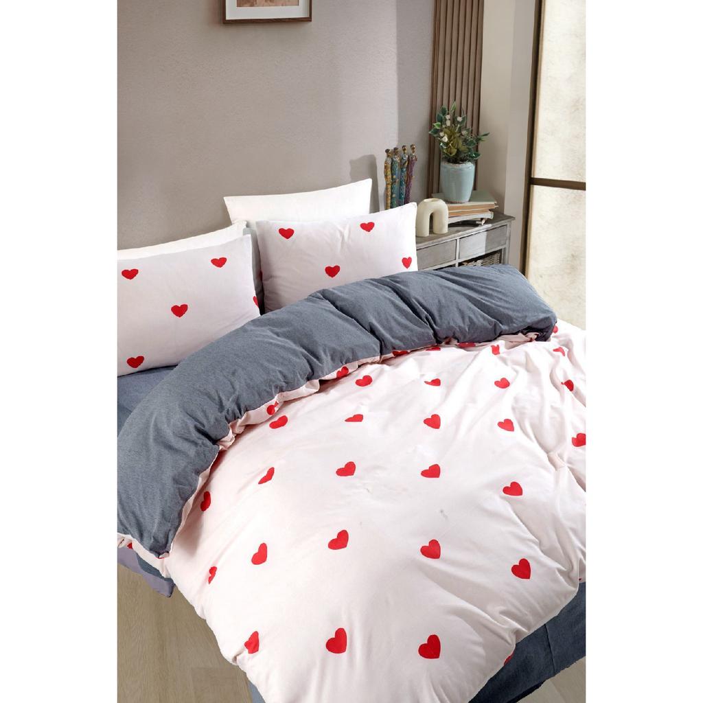 Mylove bügelleichtes Doppelbett-Bettbezug-Set