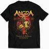 Y2k Angra Flammen-Göttin Band Brasilianischer Power Metal Rock Punk Stil Europäisches High Street Retro Kurzarm Herren T-Shirt