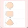 5Pcs Round Square Triangle Shape Makeup Sponge Puff Dry Wet Dual-Use Soft Cotton Candy Air Cushion Foundation Powder Puff