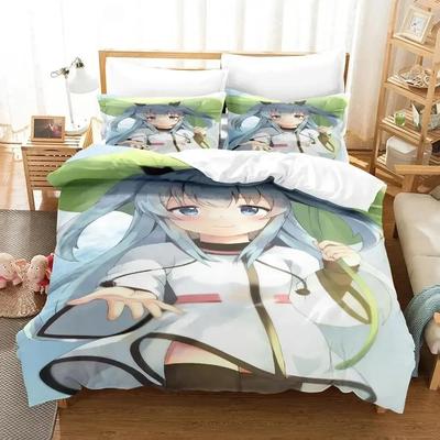 Anime Sora No Method Celestial Method Bedding Set Printed With Pillowcase Duvet Cover Soft Single Double Queen Super King Size