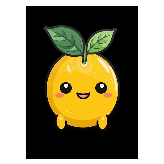 Cartoon Cute Smiling Fruits Posters Canvas Painting Modern Wall Art Pictures For Living Room Bedroom Dining Room Home Decoration