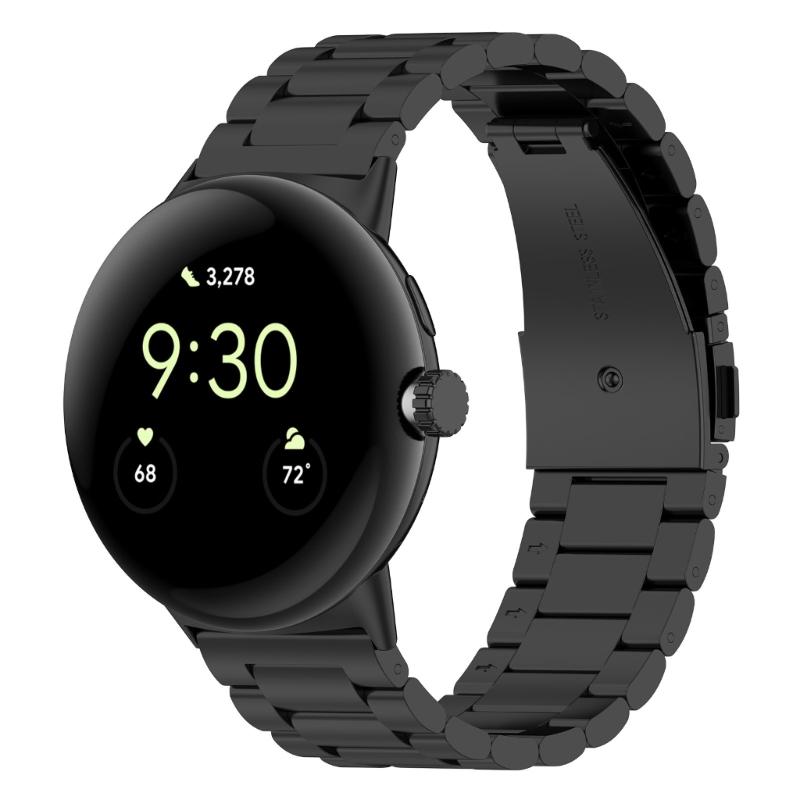 Premium Adjustable Metal Replacement Band Suitable For Watch 4 3 41mm 45mm Three Bead Design Scratch Resistant Accessory