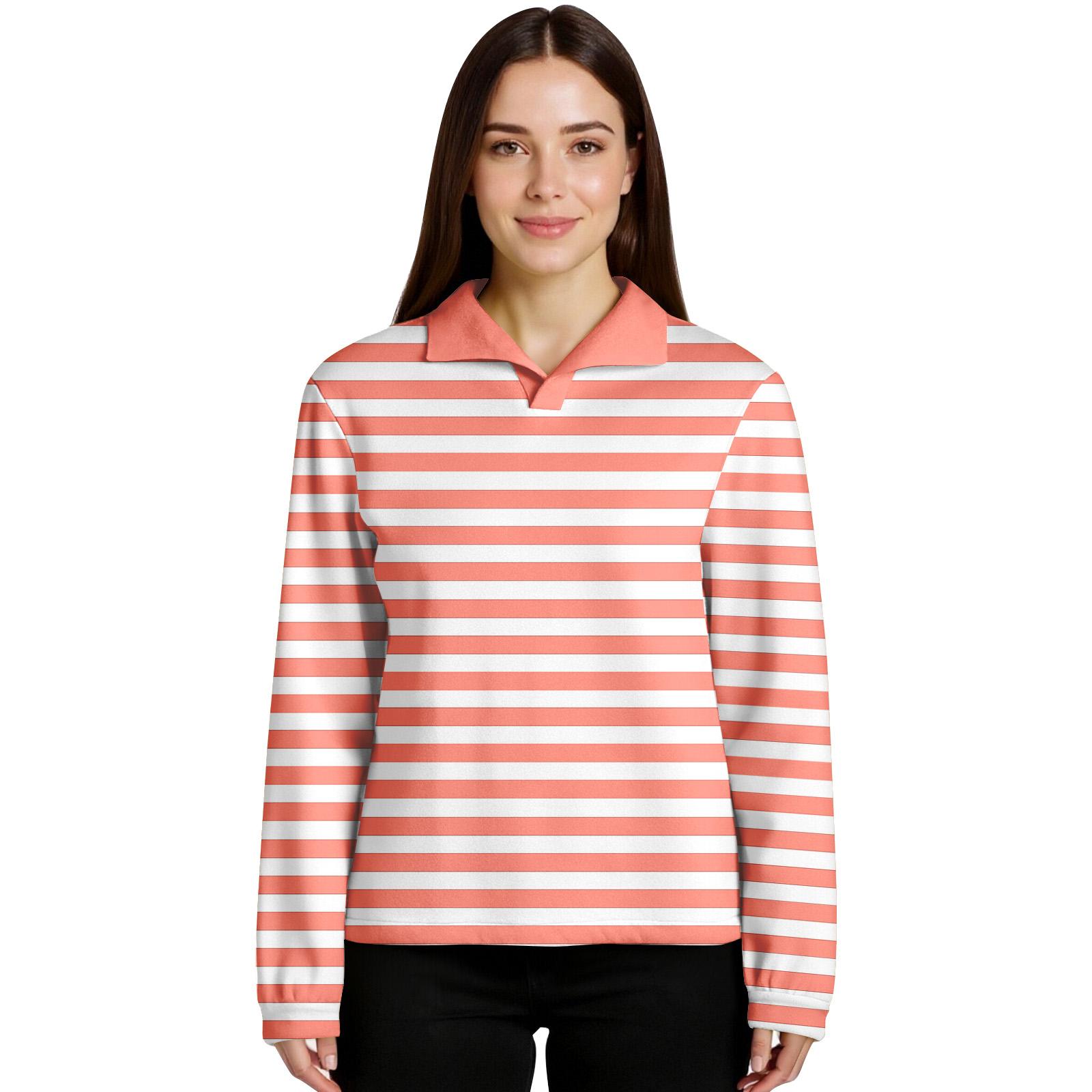 

Женский пуловер с полосатым принтом, топ с длинным рукавом, спортивный фланелевый топ XL арбуз красный