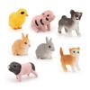 Authentic 19 Piece Animal Model Set Featuring Chickens Ducks Goats And More In Pvc