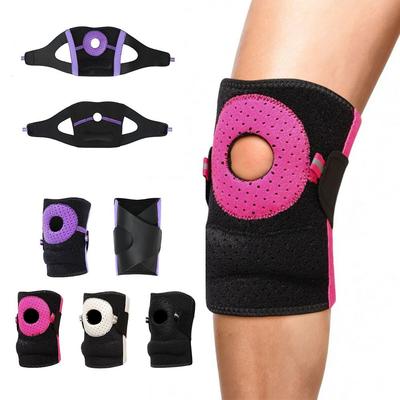 Breathable Sports Knee Pad Anti-slip Patellar Tendon Support Fitness Gear Knee Brace  Basketball