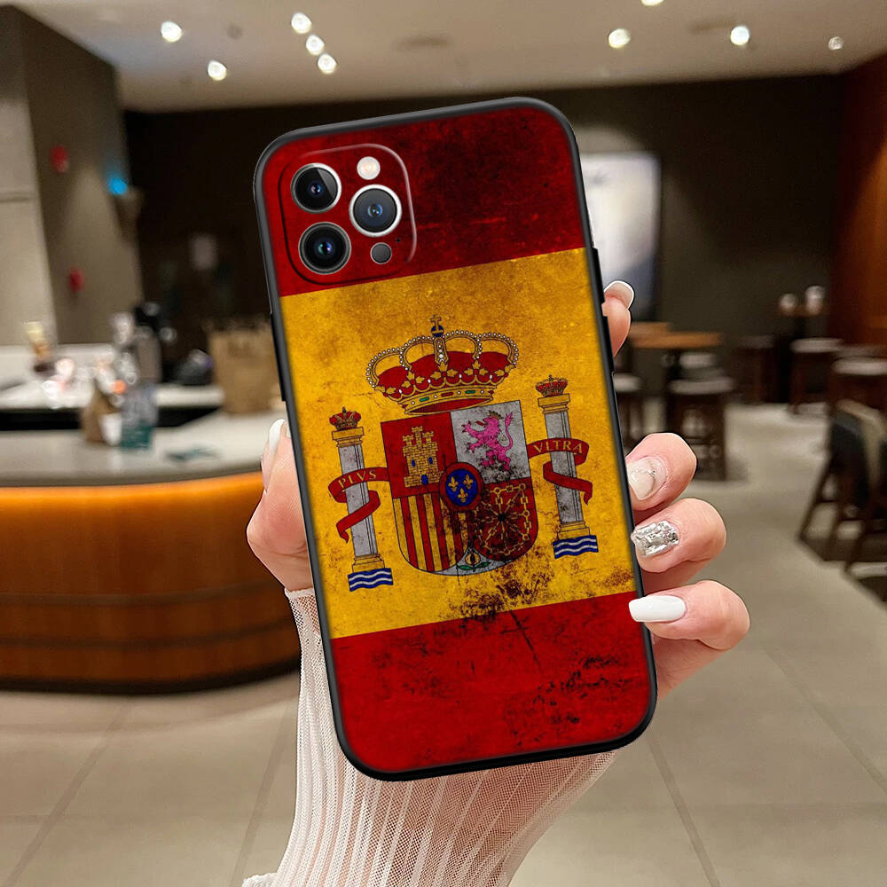 Spain Flag Phone Case for Motorola Moto Edge 60 60s 70 G86 G56 G54 E14 G04S G45 G54 G64 X30 X40 X50 S30 S50 Pro Power Tylus