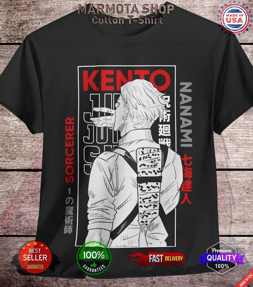 

Nanami Kento Jujutsu Kaisen T-Shirt Gojo Satoru Anime Japanese Tee Shirt JJK All 3XL