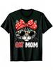 Cat Mom Tshirt | Short-Sleeve Crew Neck Tee With Stylish Cat Graphic