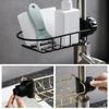 Faucet Sponge Soap Cloth Drain Rack Storage 1PC Kitchen Sink Organizer Holder Shelf Dish Holder