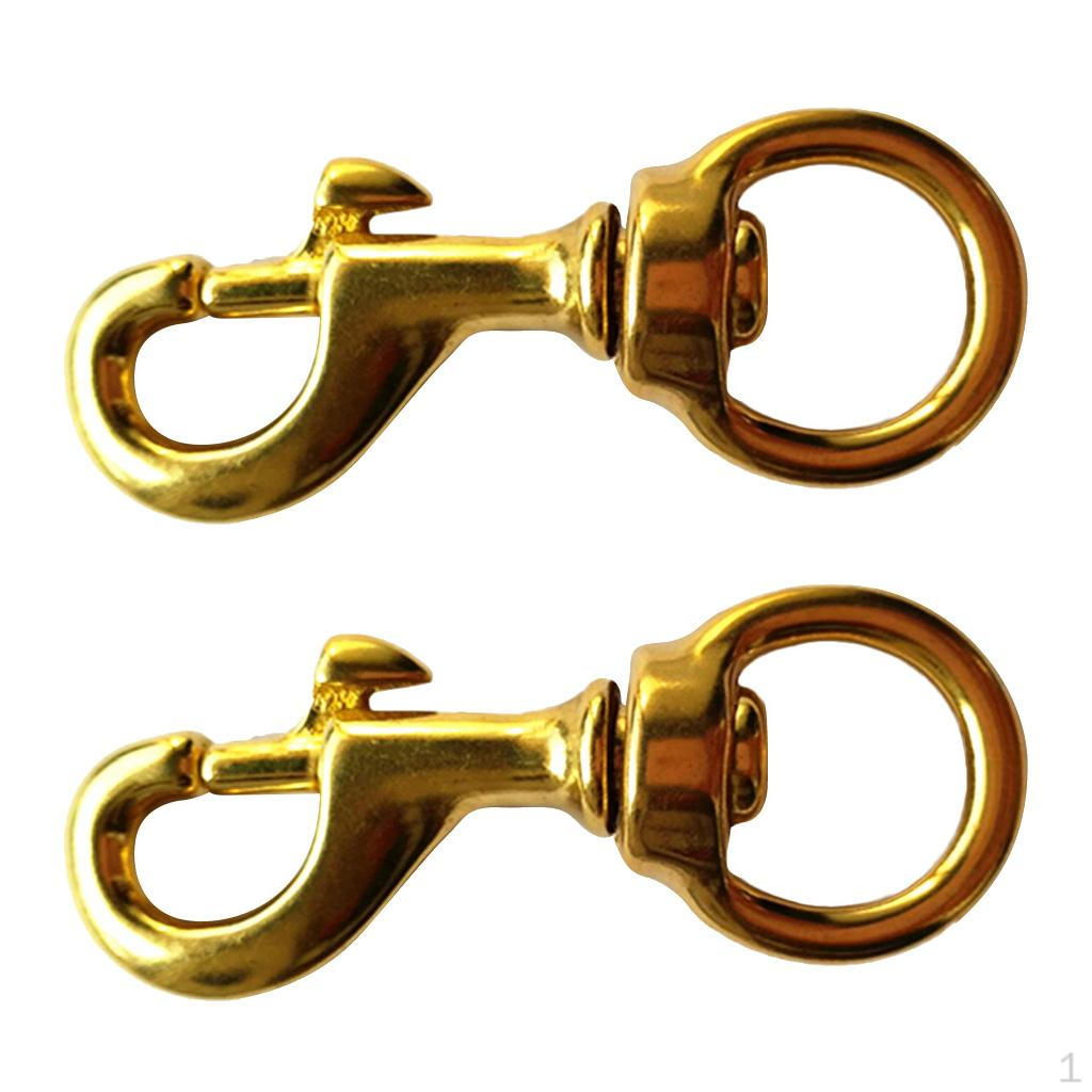 

2 шт., круглый вертлюг из твердой латуни 45mm