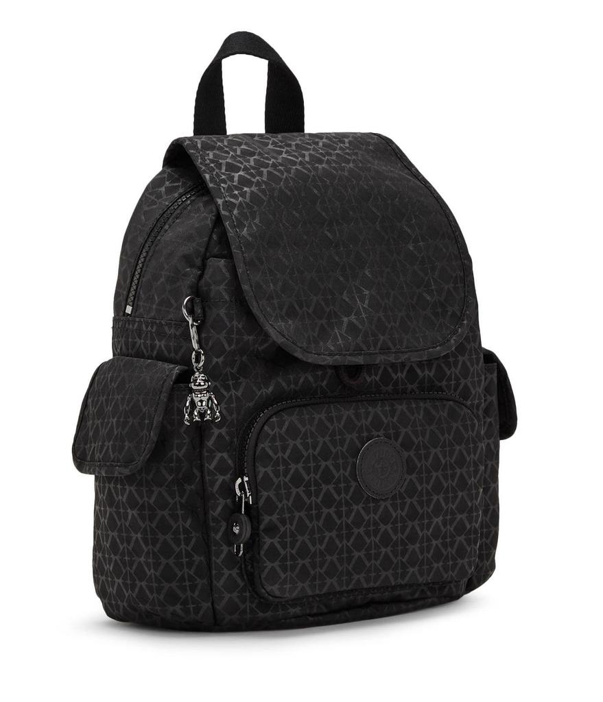 Kipling Offiziell Kipling CITY PACK MINI Signature Emb KI2671K59 Kleiner Rucksack für Damen
