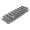 Orion Flexible-Bottom Plastic Ice Cube Tray for Oblong Ice Cubes 26.5 x 9.5 cm