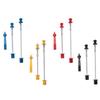 Security Bicycle Wheel Hub Skewers Aluminum Alloy Quick Release Anti Theft Axle for Road MTB