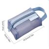Large Capacity Transparent Cosmetic Bag Fresh Color Toiletry Storage Bag Mesh Makeup Bag  Outdoor
