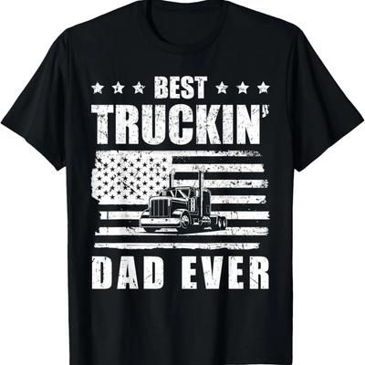 LKW-Fahrer Bester LKW-Papa aller Zeiten Fahrer Geschenk T-Shirt