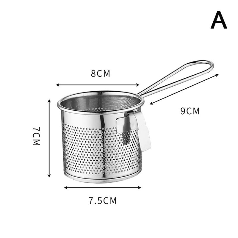 

Корзина для фритюра из нержавеющей стали 304 серебристая многофункциональная подвесная дуршлаг масляный фильтр сетчатое сито сетка для хот-пота