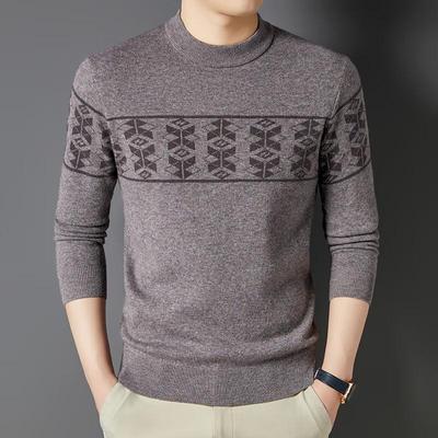 Yiliteng Men's 100% Wool Warm Sweater
