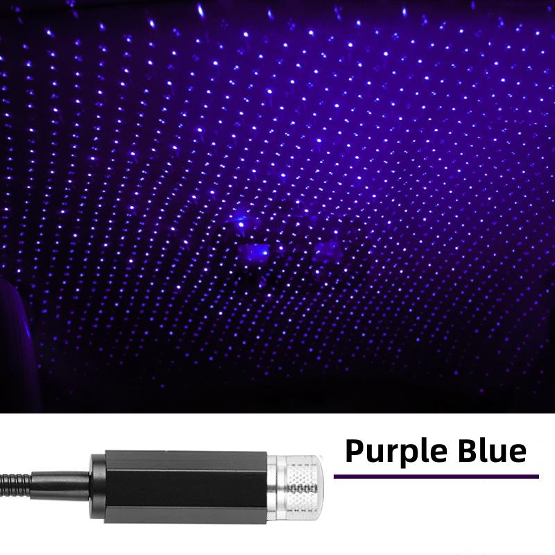 Car USB Star Night Lights Interior Ceiling Lights Atmosphere Light USB Interior Laser Light Car Atmosphere Decorative Lights