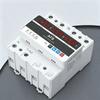 Three Phase 4-Wire Voltage Protection Relay for 220V with LCD Monitoring Current Voltage and Priority Settings