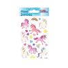 Autocollants - GLOBAL GIFT - Licornes - Paillettes - Époxy - 12 x 8 cm