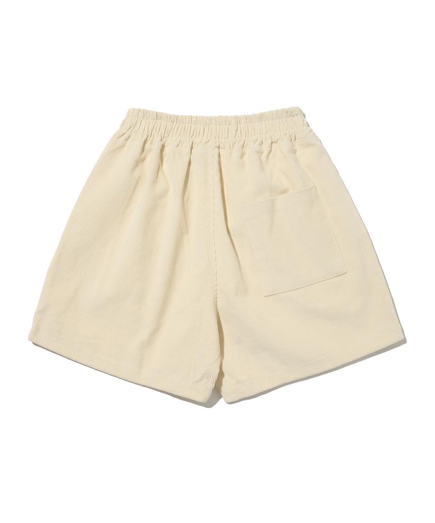 ROIDESROIS Warm Day Corduroy Half Pants (Ivory)