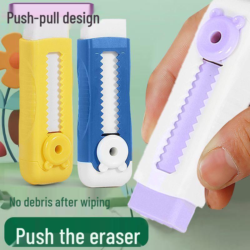 Push-Pull Art Eraser: Replaceable Core, Clean Lines, 2B, Non-Toxic, Phthalate-Free