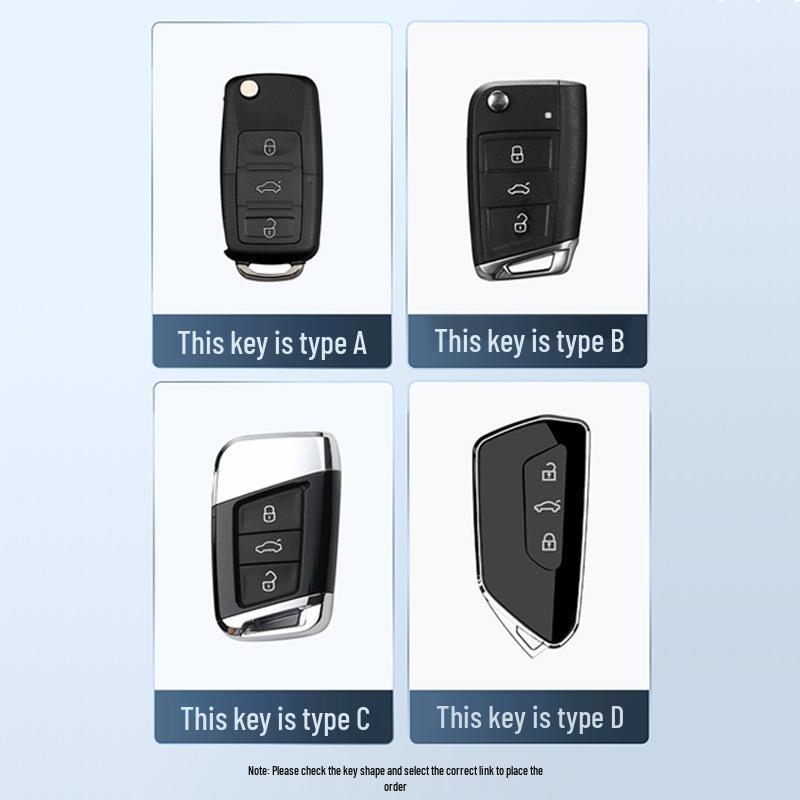 Volkswagen Key Case for Teramont X, Lamando, Passat, ID4x, Tiguan L, Viloran, CC, Magotan Models