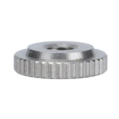 Knurled Thumb Nut 304 Stainless Steel Knurled Flat Head Through Hole Hand Tightening NutM4