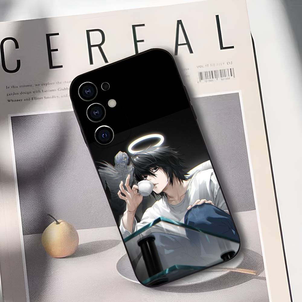 

Чехол для телефона L-Lawliet D-Death Note для Samsung S25, S24, S21, S22, S23, S30, Ultra, S20, Plus, Мягкий силиконовый черный чехол Samsung S24