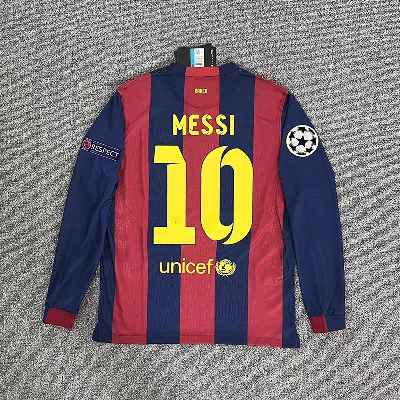 Königliches M Fußball Retro Langarmtrikot, Fußballtrikot Verein AC bar S Aufdruck einteilig.