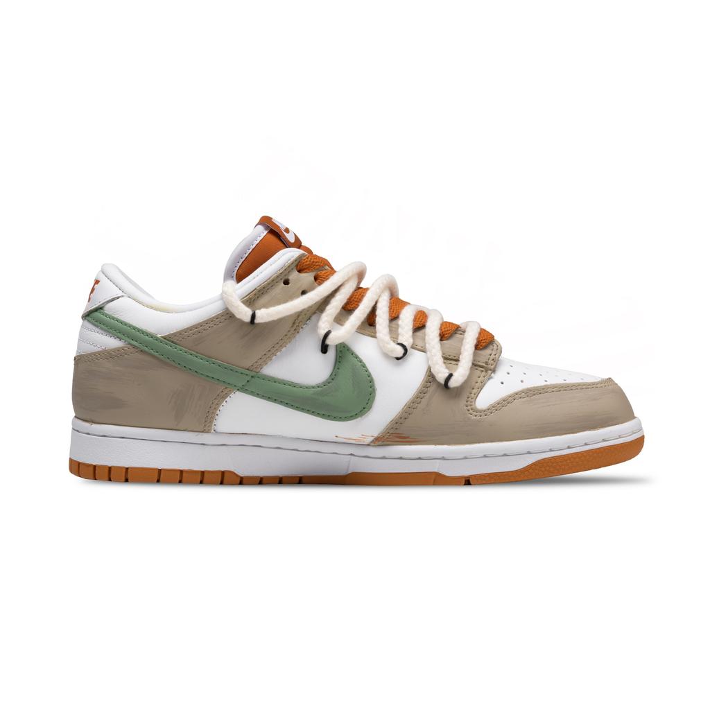 Nike Dunk Love Trace Abriebfeste Low-Top Skateboard-Schuhe Unisex Hellbraun FQ6965-700(Team692-)