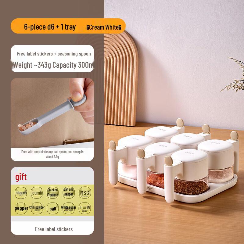 Automatic Opening Glass Seasoning Jar