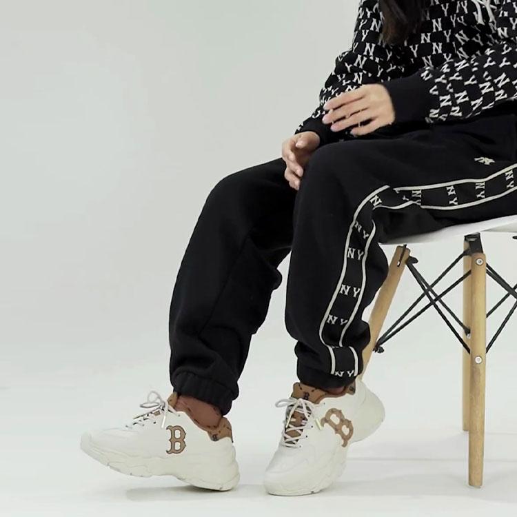 New MLB New York Yankees Knitted Sweatpants Unisex Black 3APTM0326-50BKS