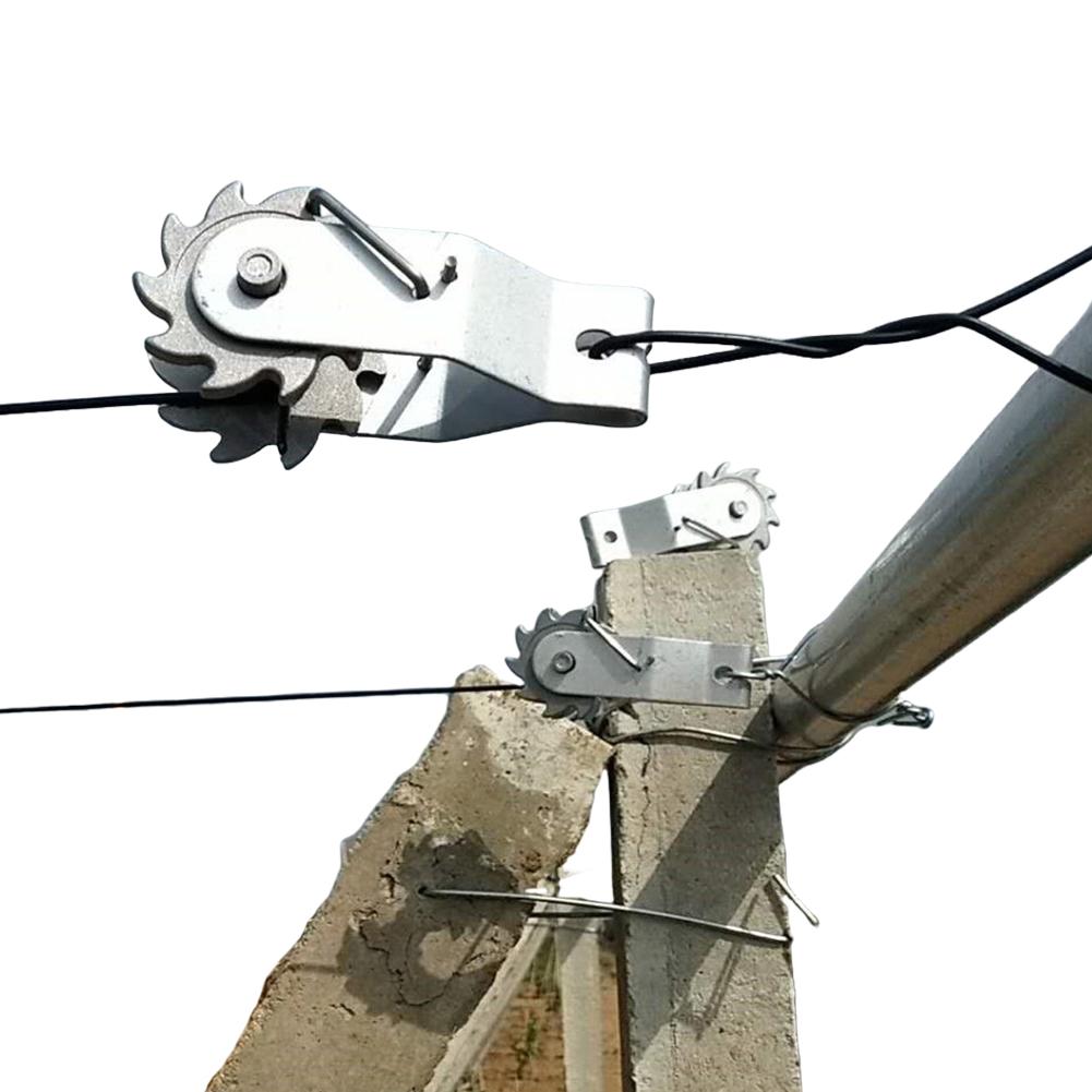 Napínač drátu elektrického ohradníku Napínač drátěného plotu s kompresní svorkou Napínač drátu pro elektrický plot Zemědělský plot