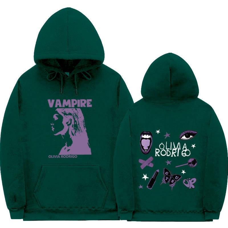 Felpa con cappuccio Guts Olivia Rodrigo, maglione sportivo a coste fondo autunno e inverno da uomo e da donna