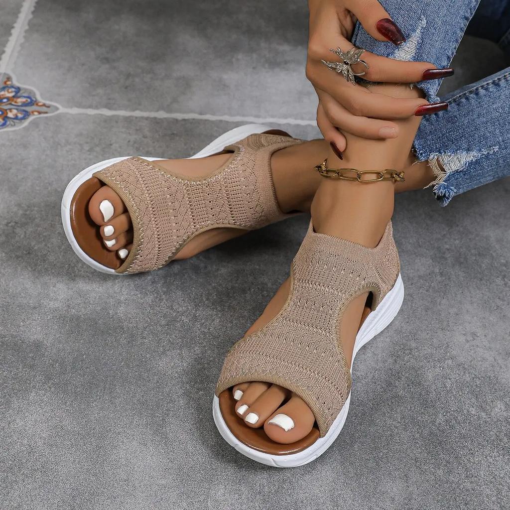 Fashion Women's Shoes Summer 2025 Comfort Casual Sport Sandals Women Beach Wedge Sandals Women Platform Roman Sandals