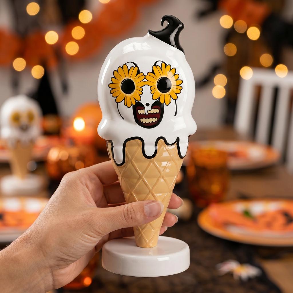 Halloween Resin Figurine Cute Decor for Seasonal Home Display