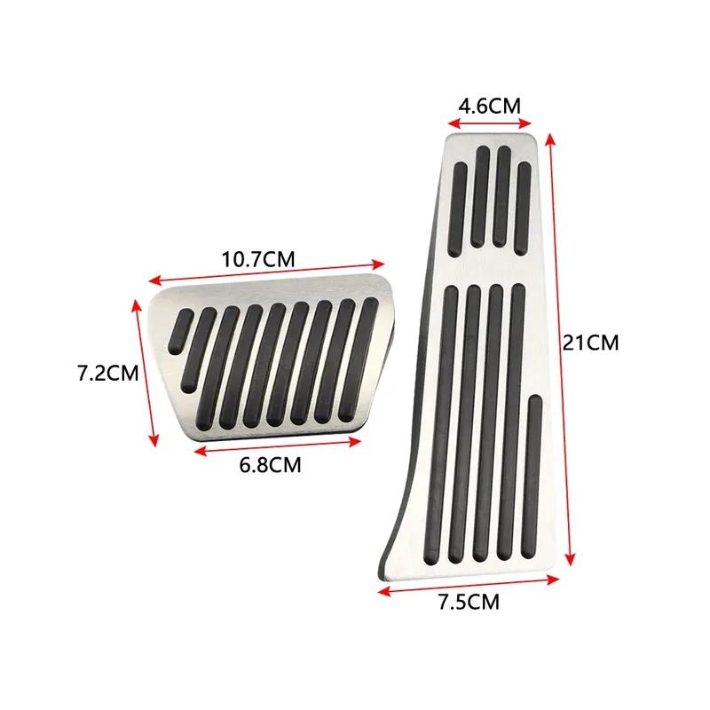 Car Foot Pedals Accelerator Brake Pedal Cover for BMW 5 6 7 Series F01 F07 F10 F11 F06 F13 X3 F25 X4 F26 Z4 E89 E85 Accessories