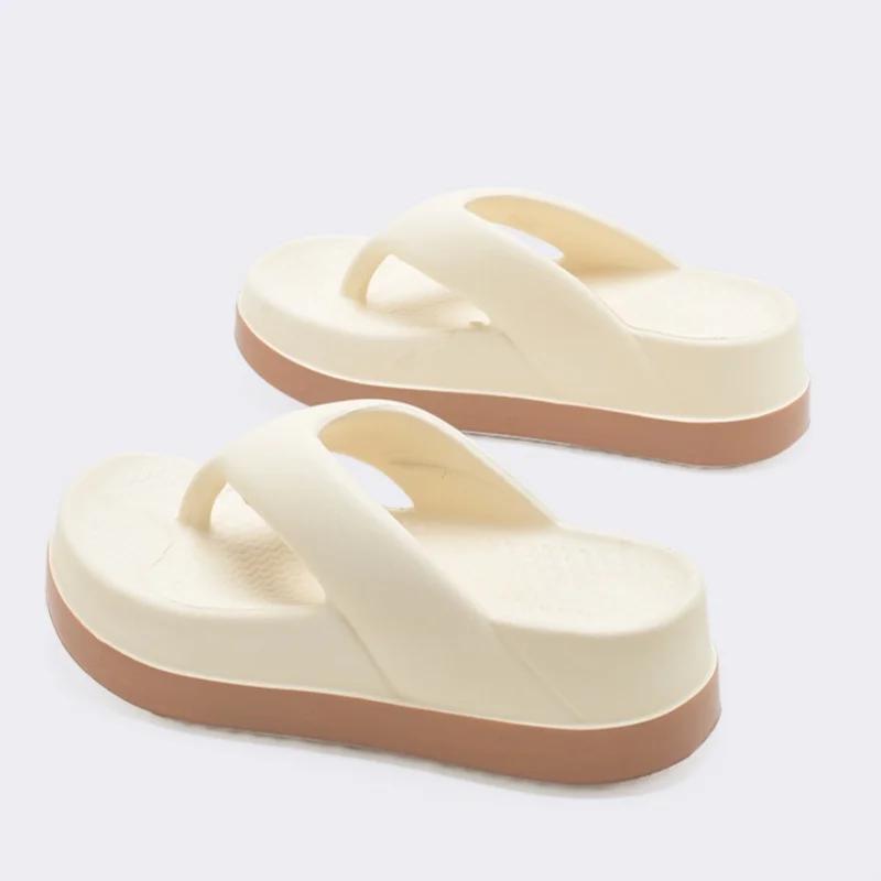 Fashion EVA Woman flip flops super soft thick soles Summer outdoor shoes Non-slip High-quality Trendy Design Women's sandals
