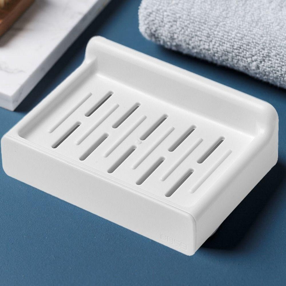 Sturdy Structure Wall Mounted Soap Dish Double Layer Soap Tray Practical Soap Box  Kitchen