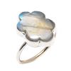 Natural Blue Labradorite Gemstone 925 Sterling Silver Cloud Ring Size 7 US Gift