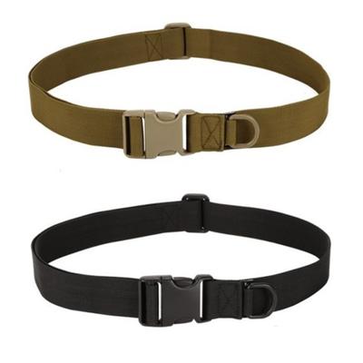 Men Adjustable Tactical Combat Web Belt Buckle Waistband Military Rescue Rigger