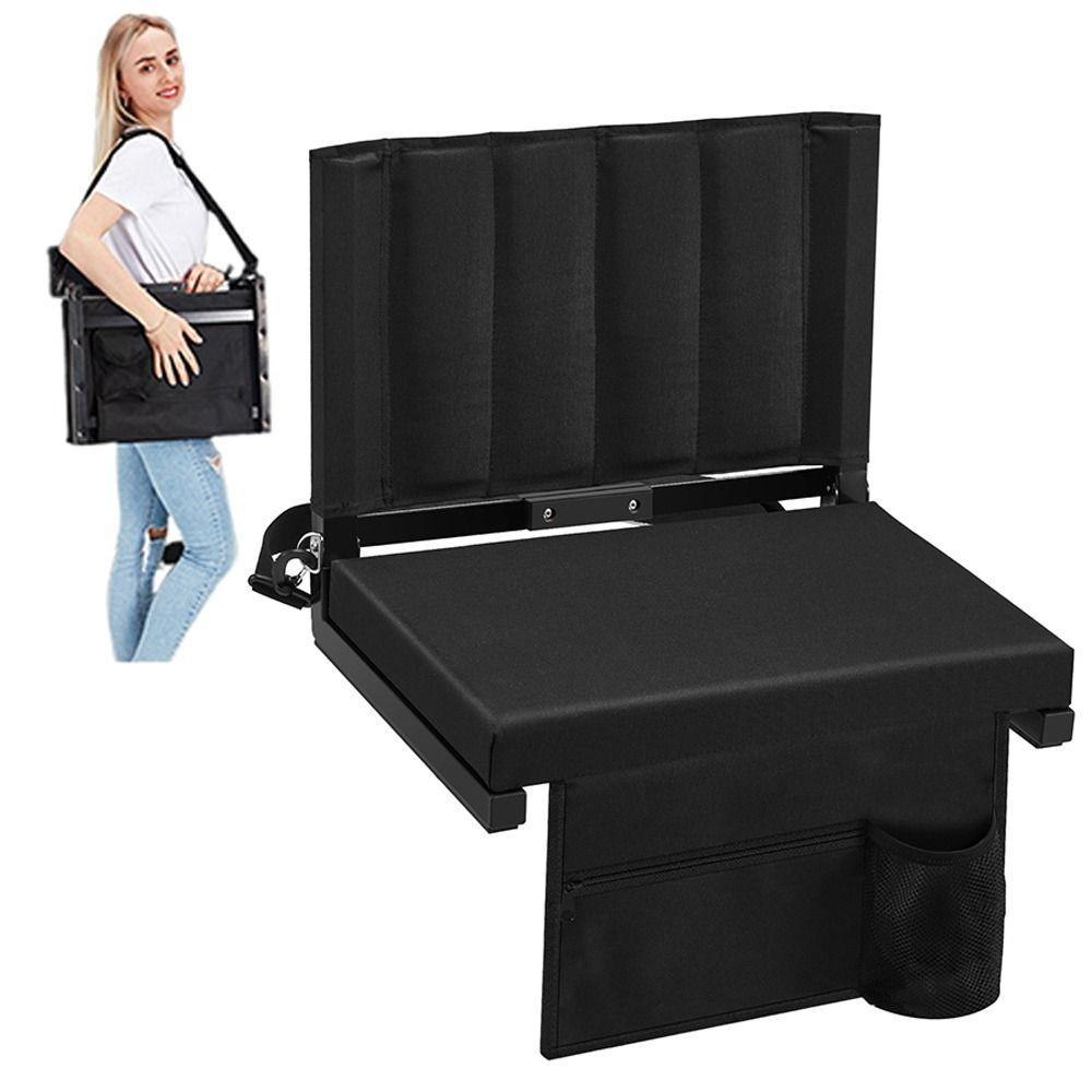 

Comfortable Seating Foldable Bleacher Seat Thick Padded Portable Bleacher Chair Outdoor