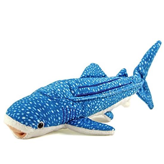 Carolata Whale Shark Plush Toy Realistic Shark Sea Creature Animal Toy Doll Gift Present Birthday Christmas Present (Small/Soft Touch) (Twice Tested)