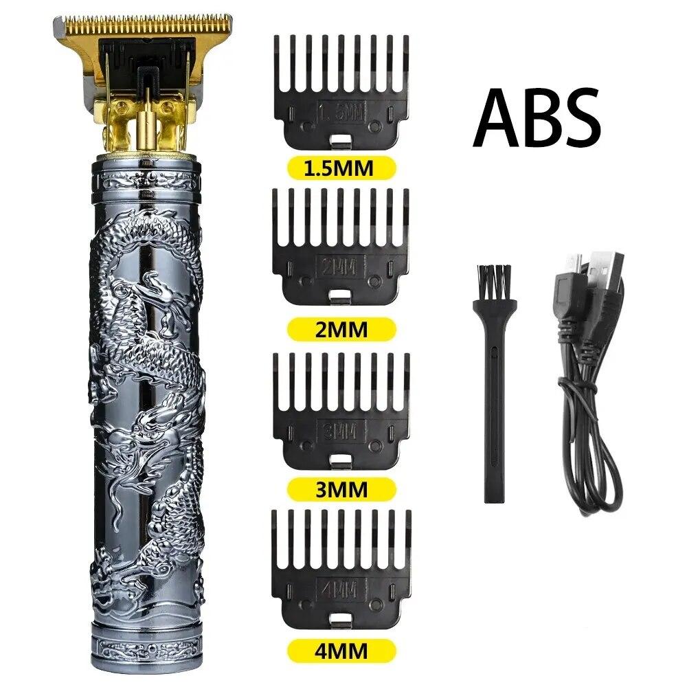 Vintage T9 Electric Cordless Hair Cutting Machine Professional Hair Barber Trimmer For Men Clipper Shaver Beard Lighter