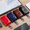 PU Leather Key Box Large Capacity Men's Key Holder Zipper Key Bag Car Key Wallet Car Key Organizer