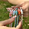 Bohemian Style Ceramic Fish Beaded Necklace Colorful Lightweight Collarbone Chain Jewelry For Women