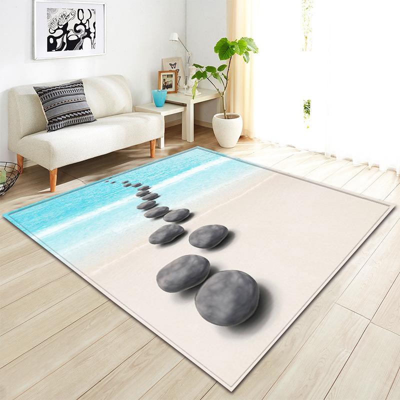 Living Room Bedroom 3D Three-Dimensional Network Carpet Floor Mat