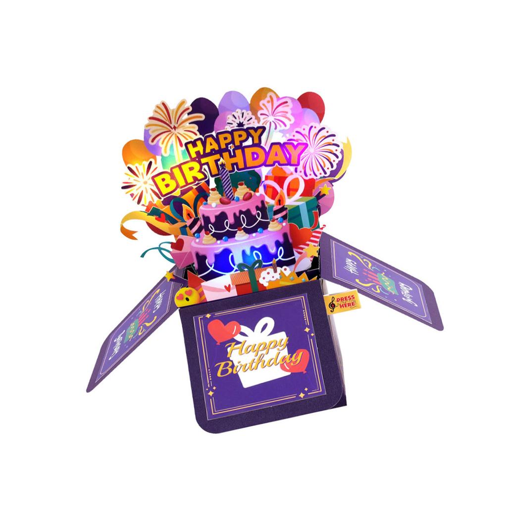 Handmade Musical Photo Frame Greeting Card Feature Built In Melodies And Sparkling LED Light Effect